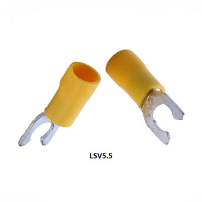 Tipo isolato su misura della serratura della forcella del rame del terminale LSV LSVL LSVS della vanga della serratura